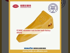 PC60RC kazıcı kaya kova dişleri fabrika doğrudan