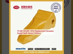 PC400 14152RC 14152 Değiştirme kazıcı kova dişleri Fabrika teslimatı