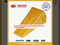PC120 Kazma makinesi kova parçaları için kova dişleri Doğrudan fabrika