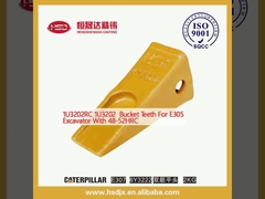 1U3202RC 1U3202 48-52HRC ile E305 kazıcı için kova dişleri