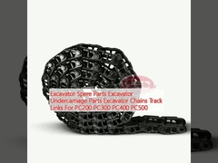 Kazı makinesi yedek parçaları Kazı makinesi alt arabası parçaları Kazı makinesi zincirleri PC200 PC300 PC400 PC500 için ray bağlantıları