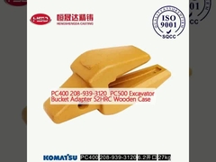 PC400 208-939-3120 PC500 Kazıcı Kovası Adaptörü 52HRC Ahşap Kasa