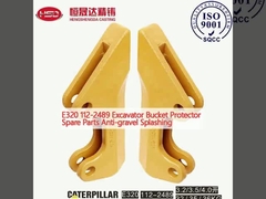 E320 112-2489 Kazıcı kovası koruyucu yedek parçalar çakıl püskürtme karşıtı