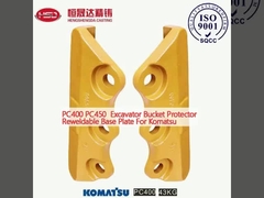 PC400 PC450 Ekskavatör kova koruyucusu Komatsu için yeniden katlanabilir taban plaka