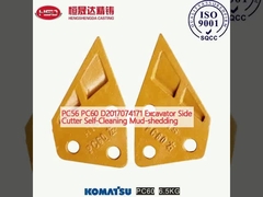PC56 PC60 D2017074171 Kazı makinesi yan kesicisi Kendini temizleyen çamur dökme