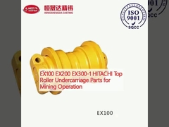 EX100 EX200 EX300-1 HITACHI Madencilik operasyonu için üst rulo alt ray parçaları