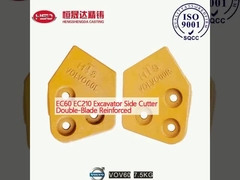 EC60 EC210 Kazı makinesi yan kesicisi çift bıçaklı güçlendirilmiş