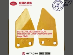 EX55 EX70 EX80 EX120 HITACHI Kazı makinesi yan kesicisi Optimized Tooth Angle Blade