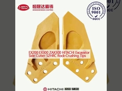 EX200 EX300 ZAX300 HITACHI Kazı makinesi yan kesicisi 52HRC Kaya ezme ipuçları