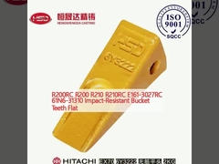 R200RC R200 R210 R210RC E161-3027RC 61N6-31310 Çarpışmaya dayanıklı kova dişleri düz