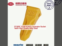 PC60RC PC60 PC60TL Kazı makinesi kova dişleri Yüksek kaliteli alaşımlı çelik