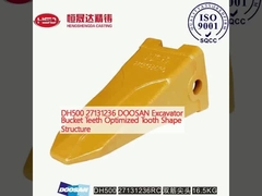 DH500 27131236 DOOSAN Ekskavatör kova dişleri Optimize edilmiş diş şekli yapısı