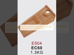 EC60 EC140 E504 14527863 Düz kova dişleri değiştirme Düşük gürültülü çalışma