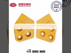 EC60 EC210 Ekskavatör Yan Kesicisi % 30 Azaltılmış Kazı Direnci Kesme Parçaları