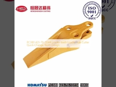 PC380 423-70-13144 Yükleyici dişleri Yükleyici yan kesicisi Hızlı değişken diş tasarımı