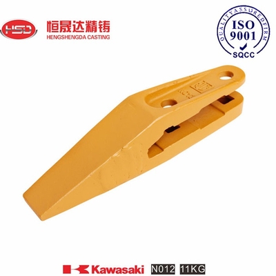 N012 Kawasaki Kavga makinesi tekerlek yükleyici dişleri çatlak dayanıklı alaşımlı çelik