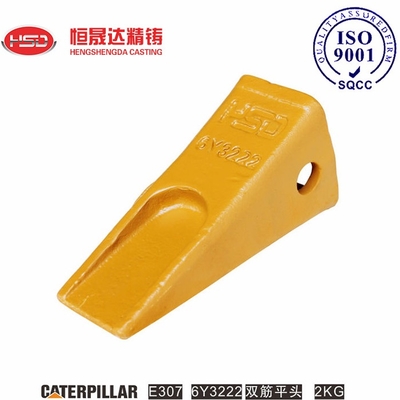 6Y3222 6Y3222RC E307 mini kazıcı için kova dişleri çatlak dayanıklı