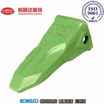 SK200 SK200RC SK60 SK60RC Kazı makinesi kova dişleri Kaburga-güçlendirilmiş yapı