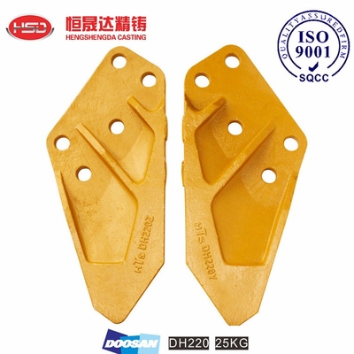 DH220 DH300 Kazı makinesi yan kesicisi Madencilik derecesi Dayanıklılık Standart bıçağı
