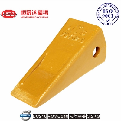 EC210 EC210RC 14530544 VOLVO Düz kova dişleri Modüler uç tasarımı